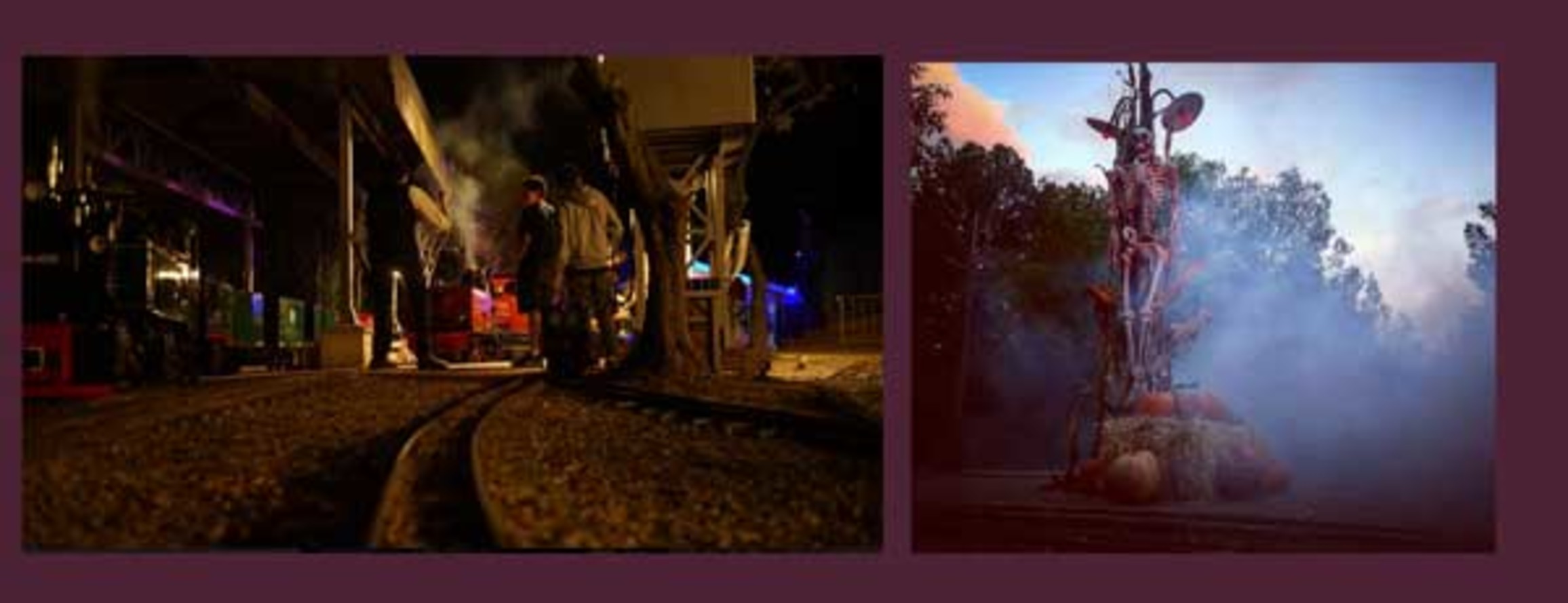 Noche de Halloween en el tren del 