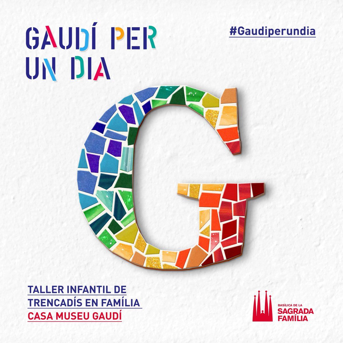 Gaudí por un dia. Taller infantil de trencadís en familia-1