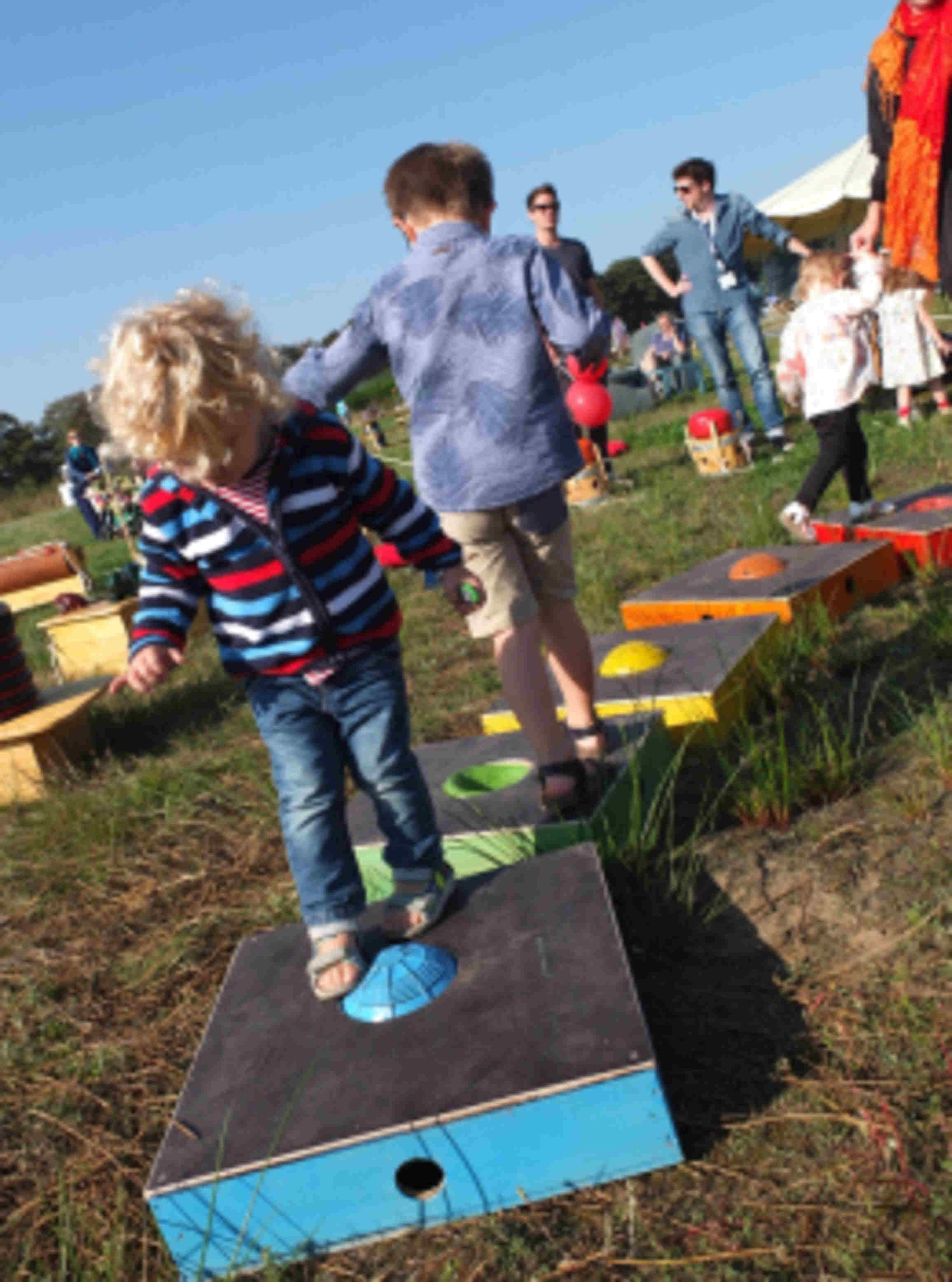 Actividades familiares en el Palacete Albéniz durante las fiestas de la Mercè