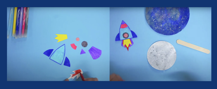 Com crear un coet espacial-3 tallers infantils, cohet espacial, planetarium, manualitats infantils