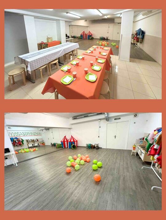 Sala para cumpleaños infantiles en Barcelona