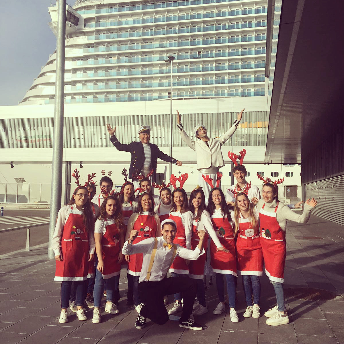 Animación infantil en el Port de Barcelona